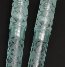 Load image into Gallery viewer, Model 03M Antique Glass Abstract Diamond Etched FP SE