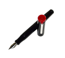 Load image into Gallery viewer, Model 20 Marietta Fountain Pen - Black &amp; Red